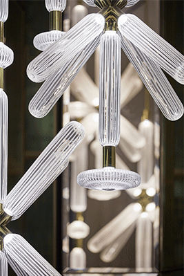 酒店非標(biāo)水晶燈的照明材料選擇